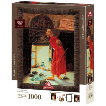 Set puzzle, ramă și adeziv Art Puzzle din 1000 piese - Antrenor de țestoase