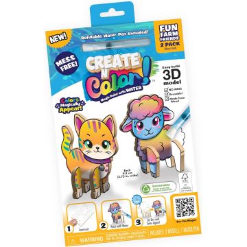 Trusă creativă Create N Colour - Pisicuță și miel