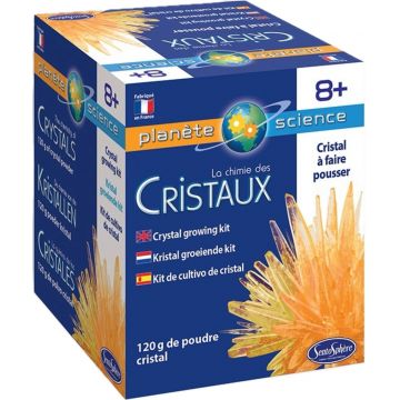 Trusa de știință Sentosphere - Crește cristal, galben