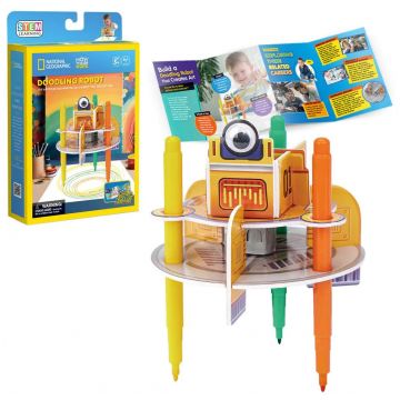 3D Puzzle Cubic Fun din 13 piese- Desenarea robotului