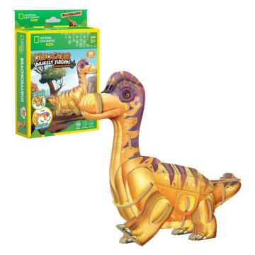 3D Puzzle CubicFun din 54 piese- Brachiosaurus