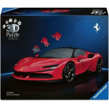3D Puzzle Ravensburger din 108 piese - Ferrari SF90 Stradale