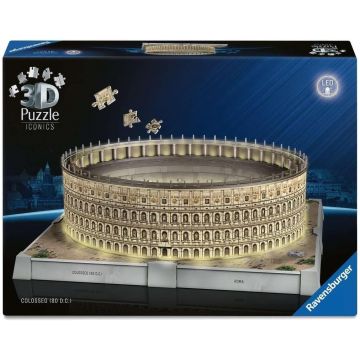 3D Puzzle Ravensburger din 216 piese - Colosseumul cu lumini