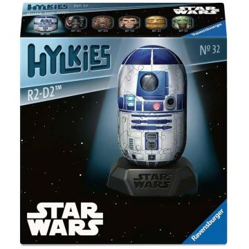 3D Puzzle Ravensburger din 54 piese - Războiul Stelelor: R2-D2