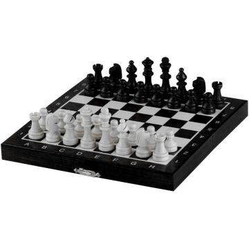 Șah magnetic Sunrise - Magnetic Mini Chess, negru (20 cm)
