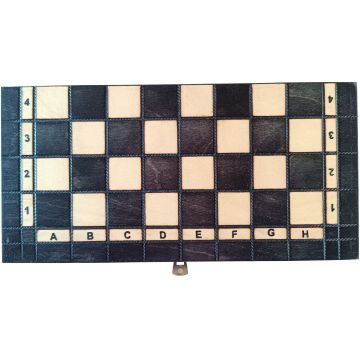 Șah Sunrise - Pearl Small Chess, negru (36 x 36 cm)