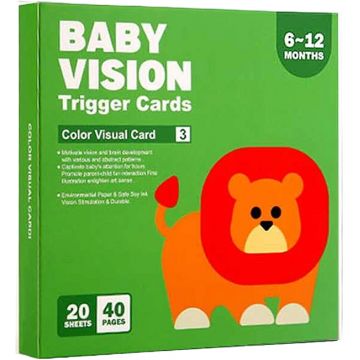 Cărți pentru stimularea vizuală a bebelușilor Smart Baby - 20 buc, cu două fețe