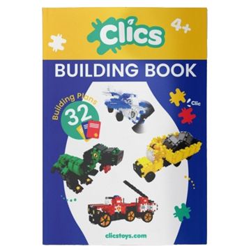 Cartea cu instrucțiuni de construcție Clics Toys - Building Book