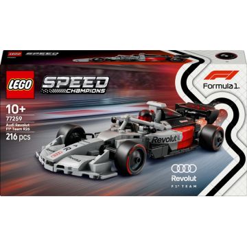 Constructor LEGO Speed Champions - Mașină de curse Audi Revolut F1 Team R26 (77259)