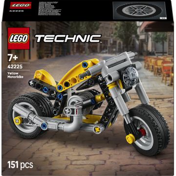 Constructor LEGO Technic - Motocicletă galbenă (42225)