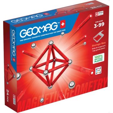 Constructor magnetic Geomag - Classic Geometry, 24 piese