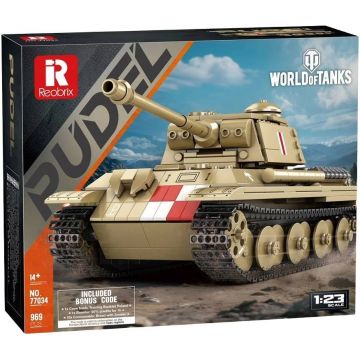 Constructor Reobrix World of Tanks - Pudel, 1:23, 969 piese