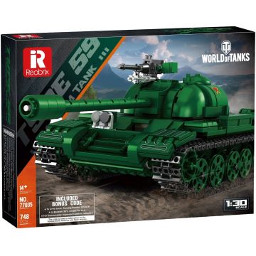 Constructor Reobrix World of Tanks - Type 59, 1:30, 748 piese