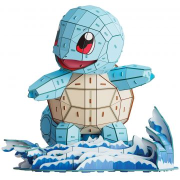 Figurină 3D de asamblat Spin Master 4D Build - Pokemon Squirtle, 180 de piese
