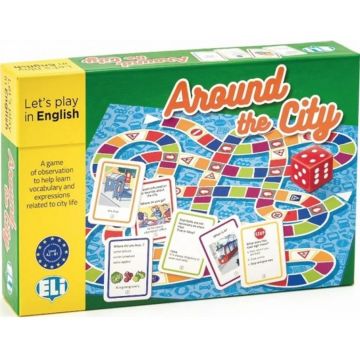 Joc educativ Eli Around the city (Limba engleză)
