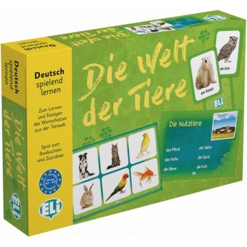 Joc educativ Eli Die Welt der Tiere (Limba germană)