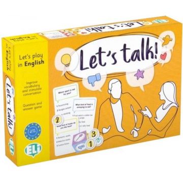 Joc educativ Eli Let's talk! (Limba engleză)