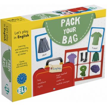 Joc educativ Eli Pack Your Bag Beginner (Limba engleză)