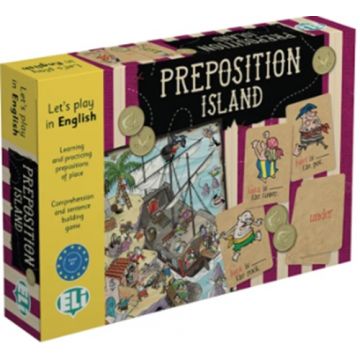 Joc educativ Eli Preposition island (Limba engleză)