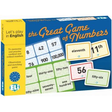 Joc educativ Eli The great games of numbers - New edition (Limba engleză)