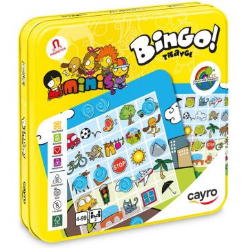 Joc magnetic Bingo pentru drum (cutie metalică)