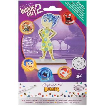 Kit de broderie cu diamante Craft Buddy - Crystal Art Buddies: Joy, 7 piese