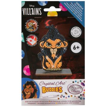 Kit de broderie cu diamante Craft Buddy - Crystal Art Buddies: Scar, 7 piese