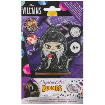 Kit de broderie cu diamante Craft Buddy - Crystal Art Buddies: Vrăjitoare rea, 7 piese