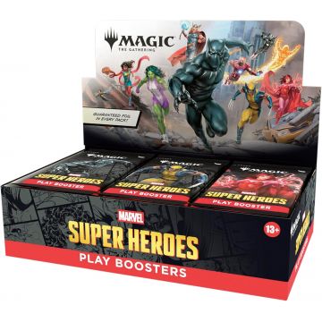 Magic The Gathering: Marvel Super Heroes Play Booster Display (30 Boosters)