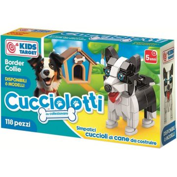 Mini constructor RS Toys Cucciolotti - Border Collie, 118 piese