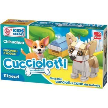 Mini constructor RS Toys Cucciolotti - Chihuahua, 111 piese