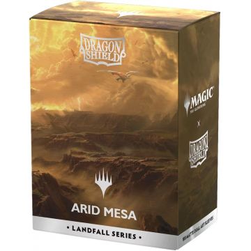Protecții pentru carduri  Dragon Shield - Matte Dual Art Sleeves Standard Size, Landfall Series: Arid Mesa (100 buc.)