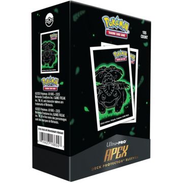 Protecții pentru carduri  Ultra Pro - Pokemon TCG: Neon Kanto Venusaur Apex Deck Protector Sleeves (105 buc.)