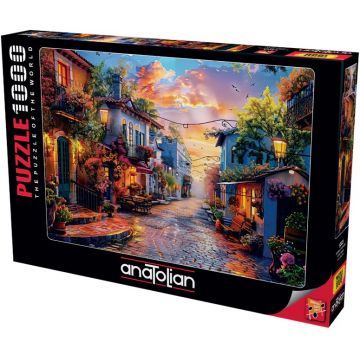 Puzzle Anatolian din 1000 piese - Stradă liniștită