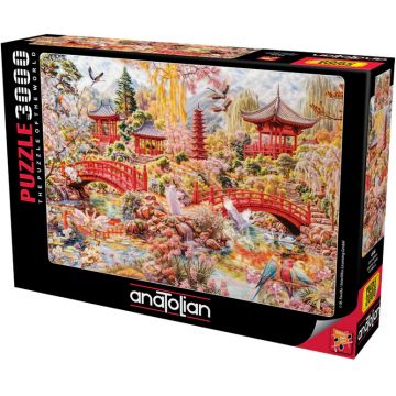 Puzzle Anatolian din 3000 piese - Grădina japoneză