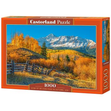 Puzzle Castorland din 1000 piese - Vedere a Muntelui Wilson în toamnă