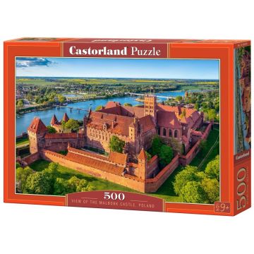 Puzzle Castorland din 500 piese - Castelul Malbork, Polonia