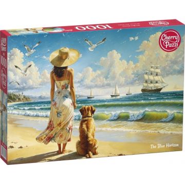 Puzzle Cherry Pazzi din 1000 piese - Orizontul albastru