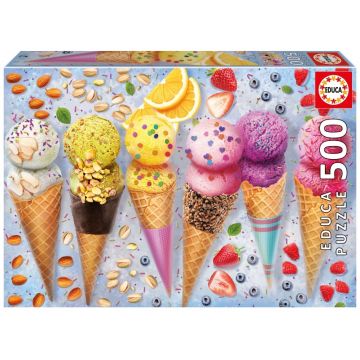 Puzzle Educa din 500 piese - Înghețate