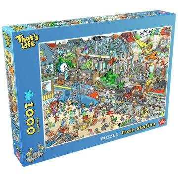 Puzzle Goliath din 1000 piese - Gară