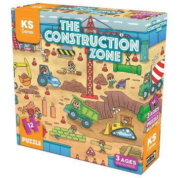 Puzzle KS Games de 12 piese - Construcții