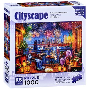 Puzzle KS Games din 1000 piese-Festivalul din Brooklyn