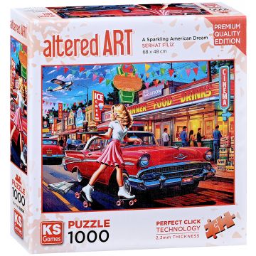 Puzzle KS Games din 1000 piese - Visul american plin de farmec