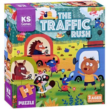 Puzzle KS Games din 12 piese- Trafic intens