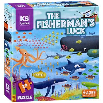 Puzzle KS Games din 24 piese- Norocul pescarului