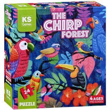 Puzzle KS Games din 24 piese- Pădurea care ciripește