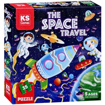 Puzzle KS Games din 35 piese- Călătorii în spațiu