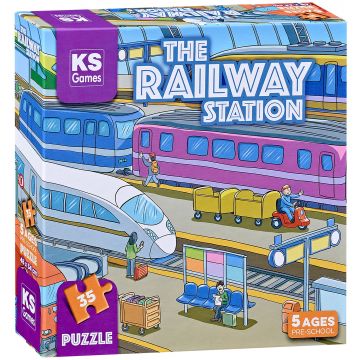 Puzzle KS Games din 35 piese- Gară