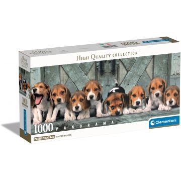 Puzzle panoramic Clementoni din 1000 piese - Beagle