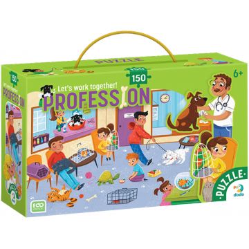 Puzzle pentru copii Dodo - medic veterinar, 150 piese